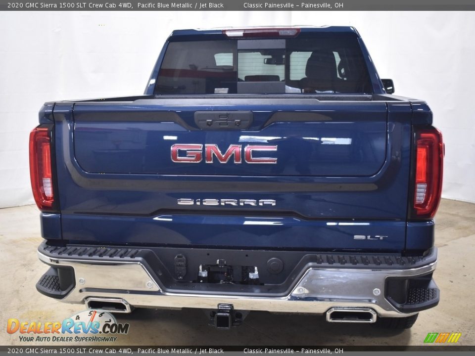 2020 GMC Sierra 1500 SLT Crew Cab 4WD Pacific Blue Metallic / Jet Black Photo #12