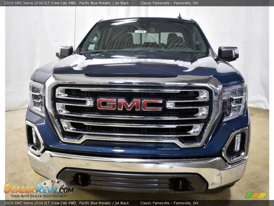 2020 GMC Sierra 1500 SLT Crew Cab 4WD Pacific Blue Metallic / Jet Black Photo #13