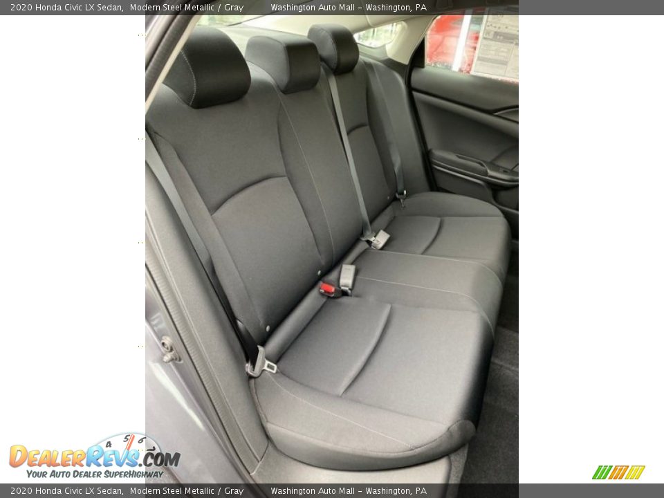 2020 Honda Civic LX Sedan Modern Steel Metallic / Gray Photo #23