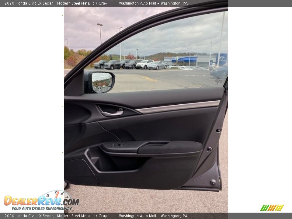 2020 Honda Civic LX Sedan Modern Steel Metallic / Gray Photo #25