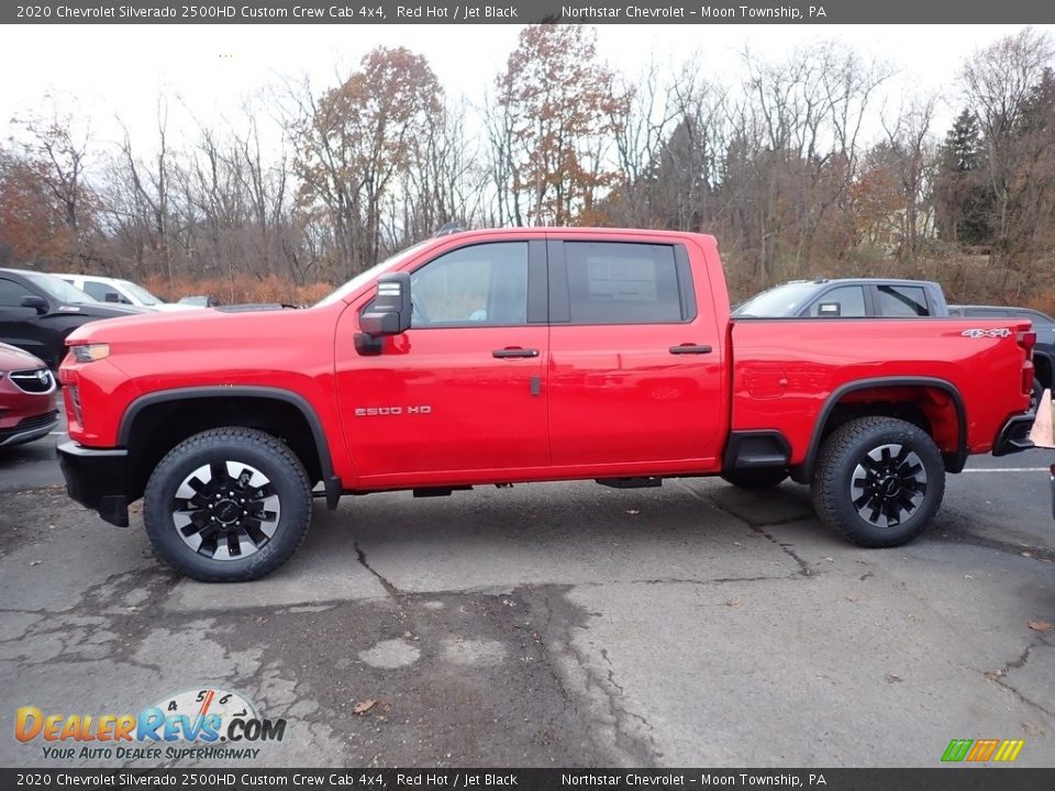 Red Hot 2020 Chevrolet Silverado 2500HD Custom Crew Cab 4x4 Photo #2