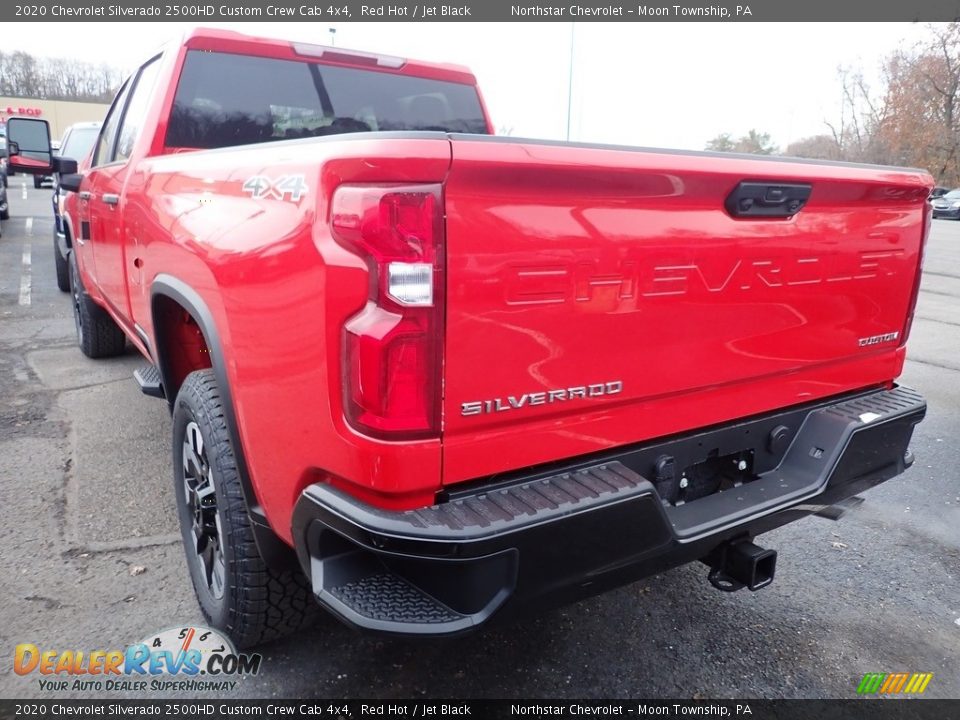 2020 Chevrolet Silverado 2500HD Custom Crew Cab 4x4 Red Hot / Jet Black Photo #3
