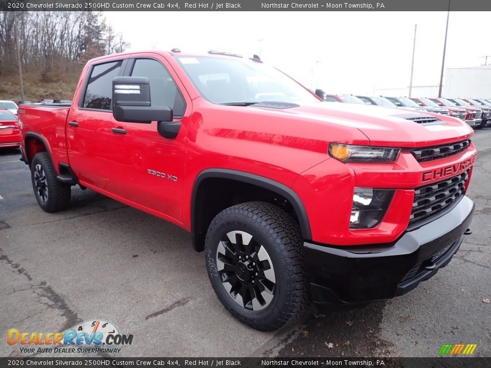 Red Hot 2020 Chevrolet Silverado 2500HD Custom Crew Cab 4x4 Photo #7