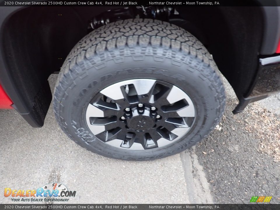2020 Chevrolet Silverado 2500HD Custom Crew Cab 4x4 Red Hot / Jet Black Photo #8