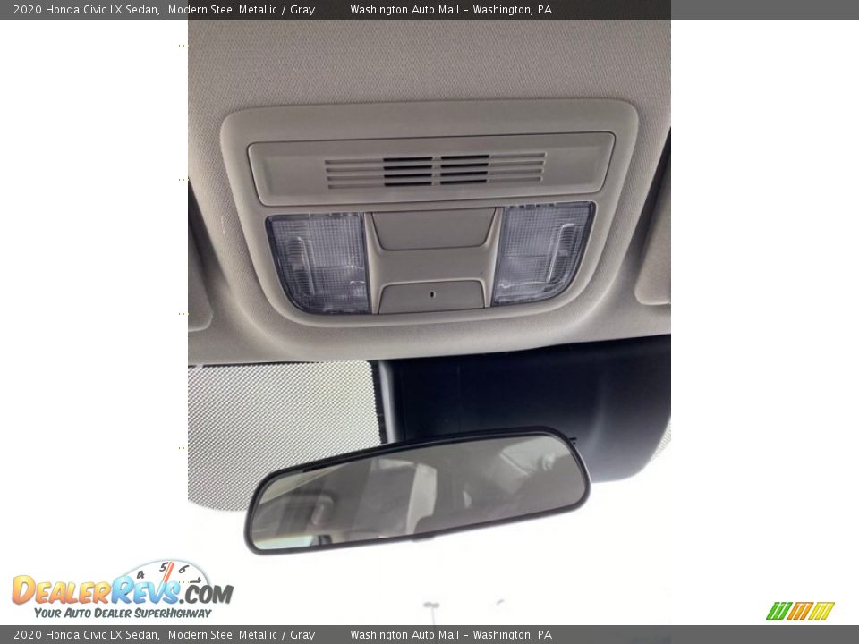 2020 Honda Civic LX Sedan Modern Steel Metallic / Gray Photo #35