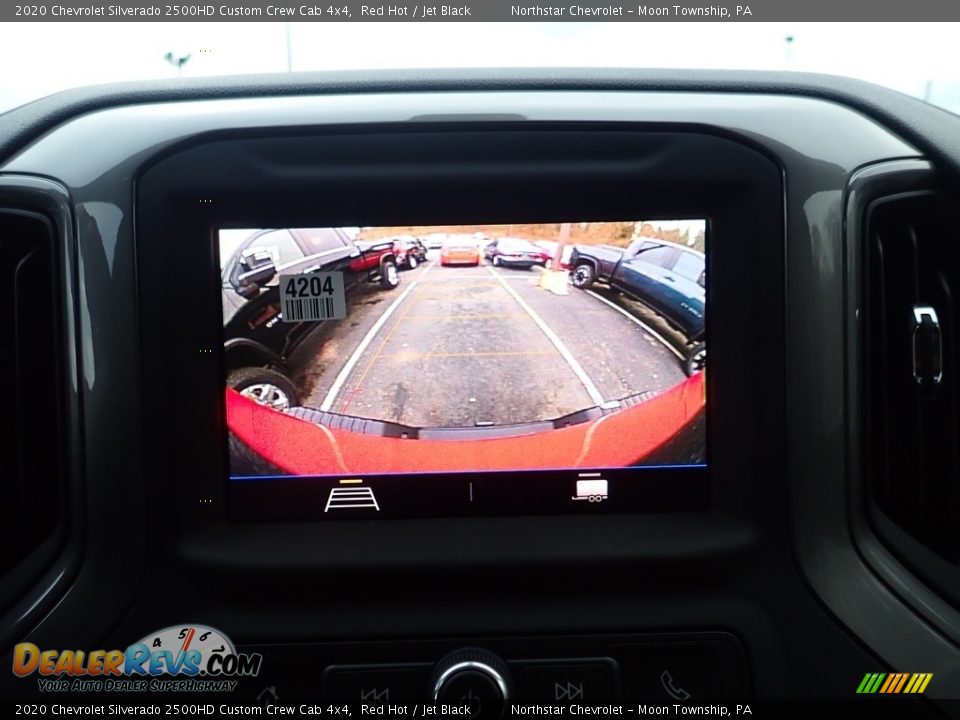2020 Chevrolet Silverado 2500HD Custom Crew Cab 4x4 Red Hot / Jet Black Photo #18