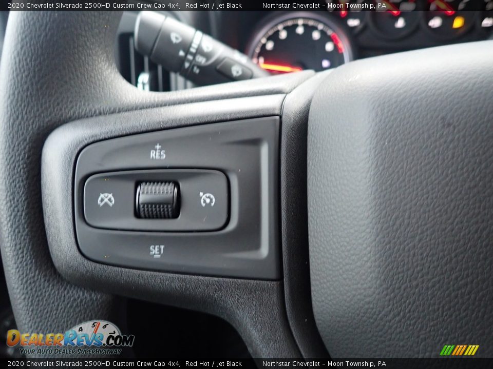 2020 Chevrolet Silverado 2500HD Custom Crew Cab 4x4 Red Hot / Jet Black Photo #19