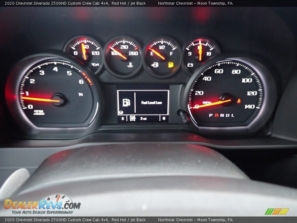 2020 Chevrolet Silverado 2500HD Custom Crew Cab 4x4 Red Hot / Jet Black Photo #20