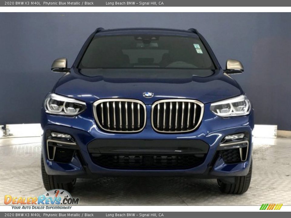 2020 BMW X3 M40i Phytonic Blue Metallic / Black Photo #2