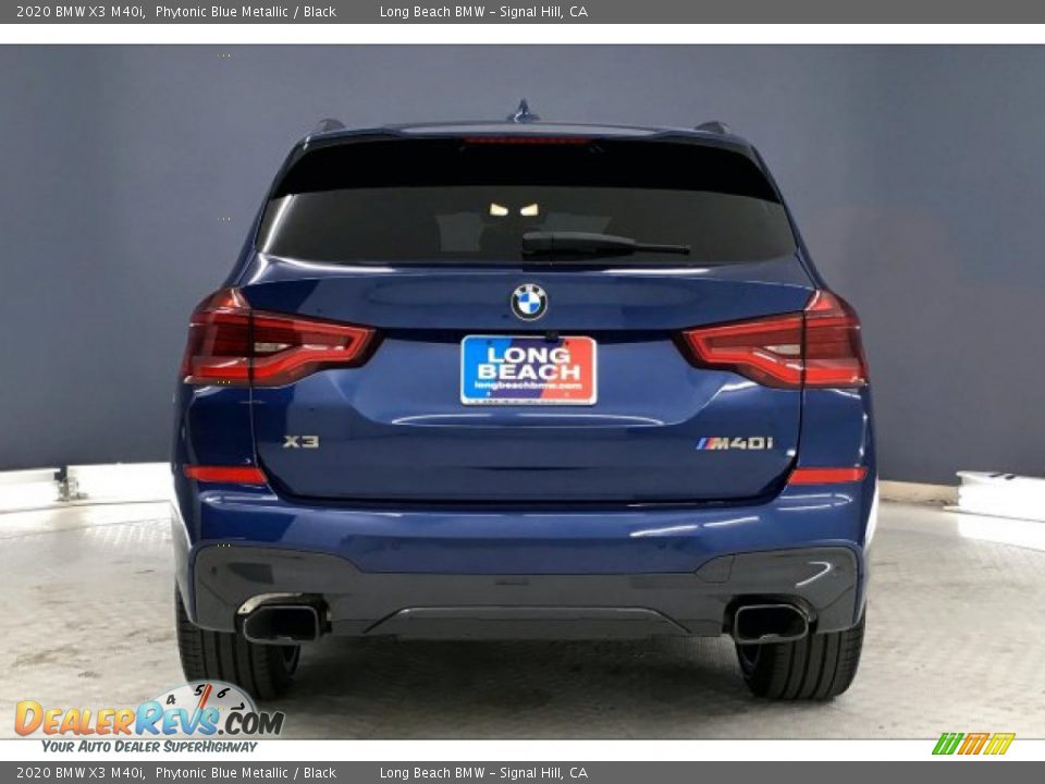 2020 BMW X3 M40i Phytonic Blue Metallic / Black Photo #3