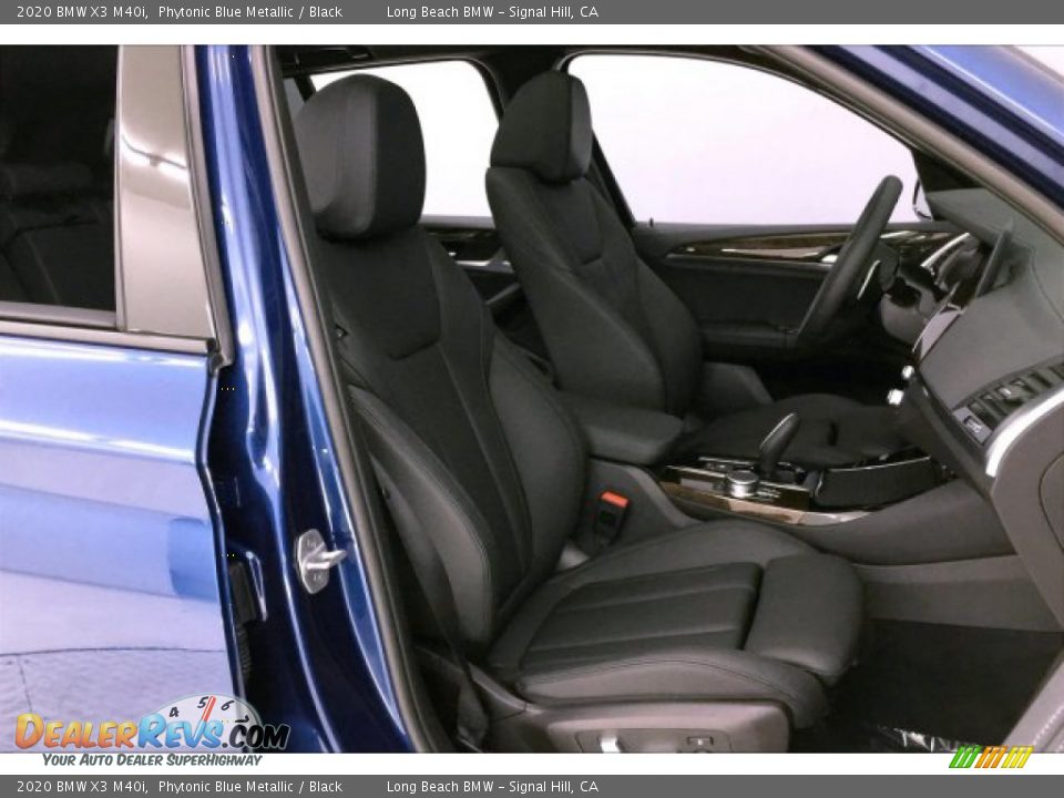 2020 BMW X3 M40i Phytonic Blue Metallic / Black Photo #6