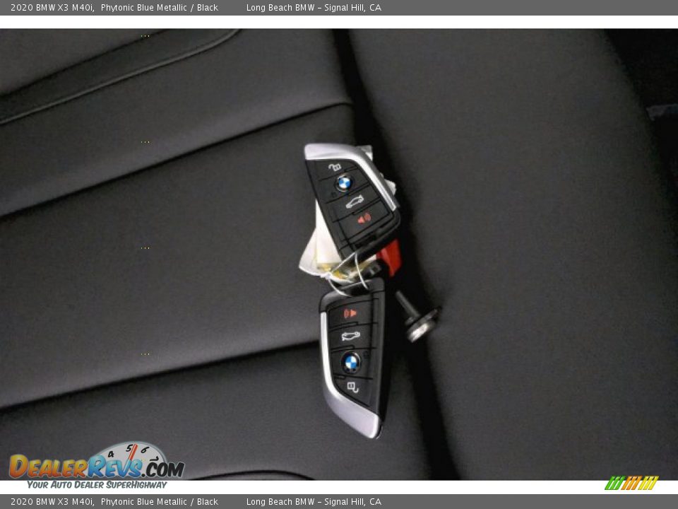 2020 BMW X3 M40i Phytonic Blue Metallic / Black Photo #11