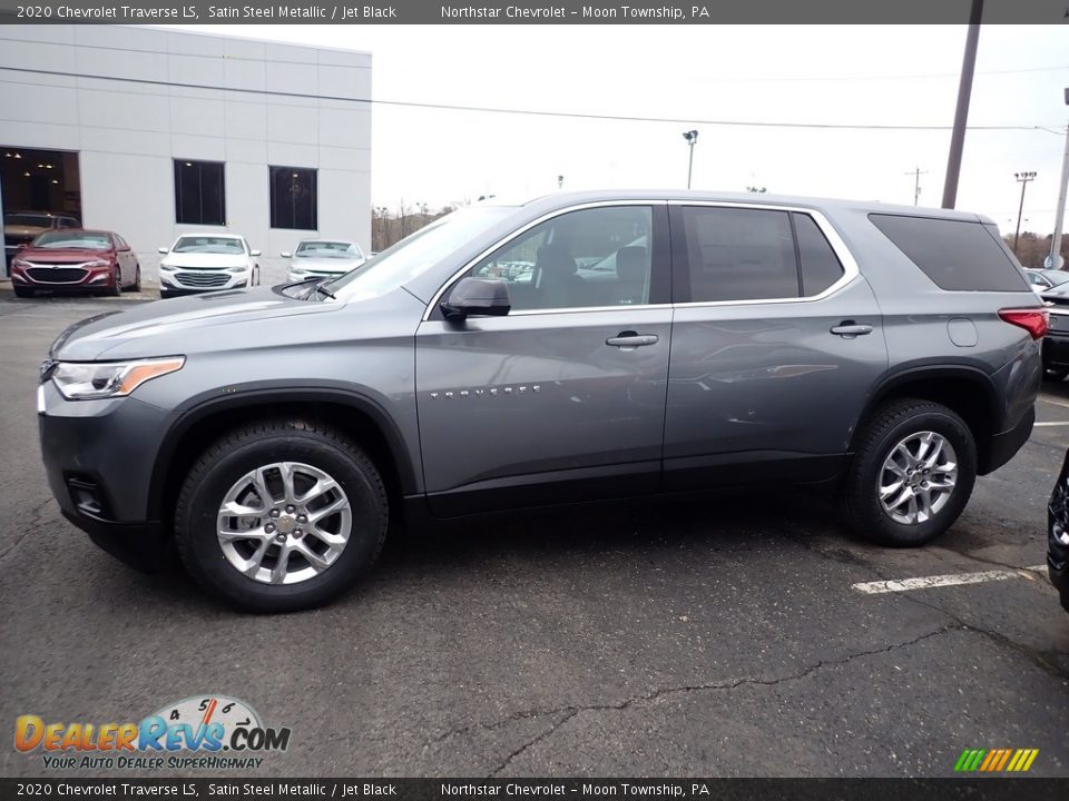 Satin Steel Metallic 2020 Chevrolet Traverse LS Photo #2