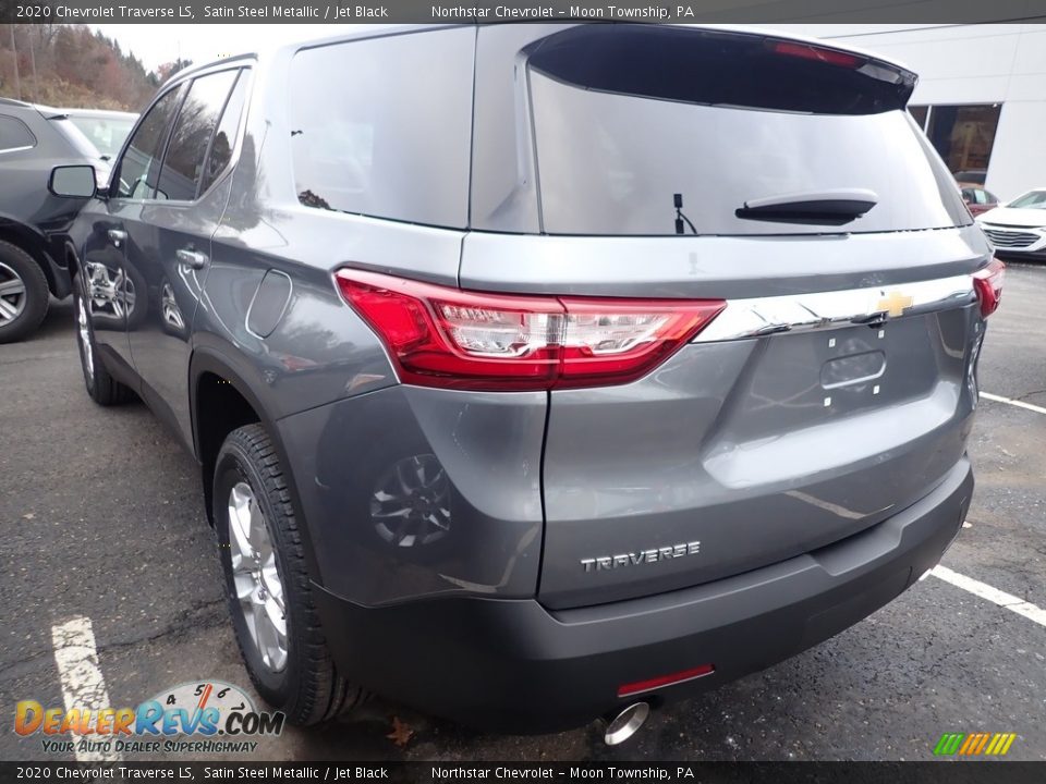 2020 Chevrolet Traverse LS Satin Steel Metallic / Jet Black Photo #3