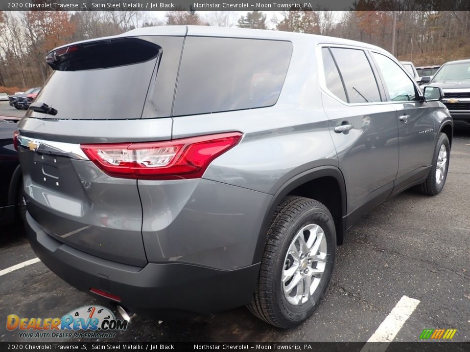 2020 Chevrolet Traverse LS Satin Steel Metallic / Jet Black Photo #5