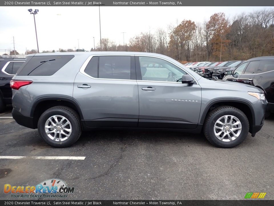 2020 Chevrolet Traverse LS Satin Steel Metallic / Jet Black Photo #6