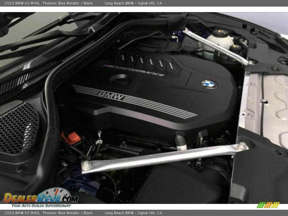 2020 BMW X3 M40i Phytonic Blue Metallic / Black Photo #27