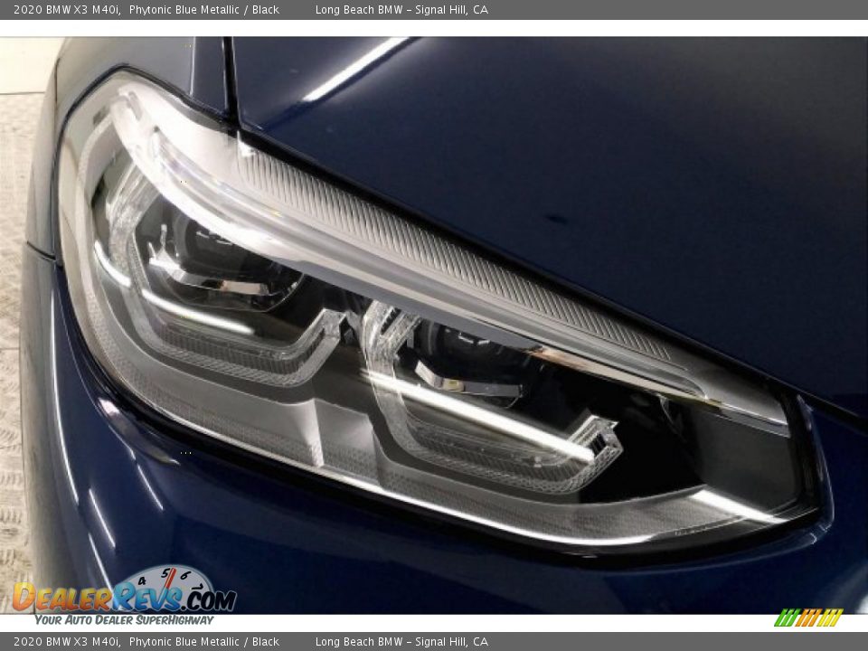 2020 BMW X3 M40i Phytonic Blue Metallic / Black Photo #28