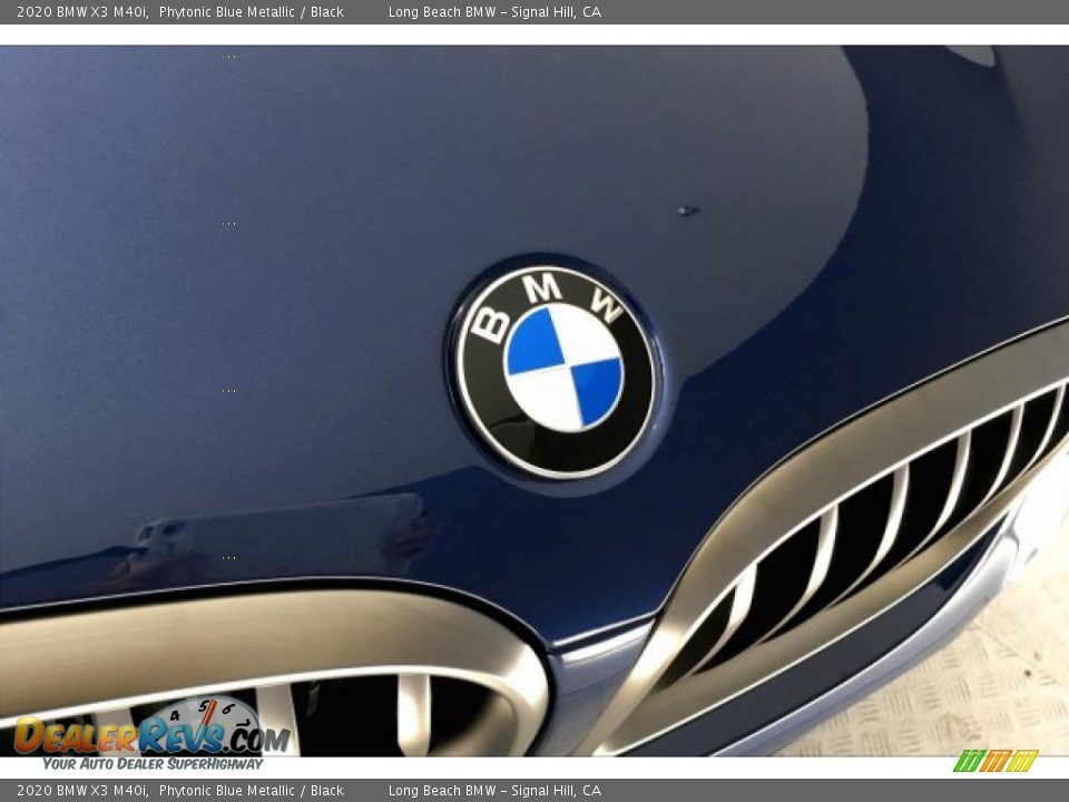 2020 BMW X3 M40i Phytonic Blue Metallic / Black Photo #29