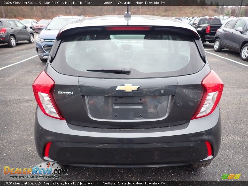 2020 Chevrolet Spark LS Nightfall Gray Metallic / Jet Black Photo #4