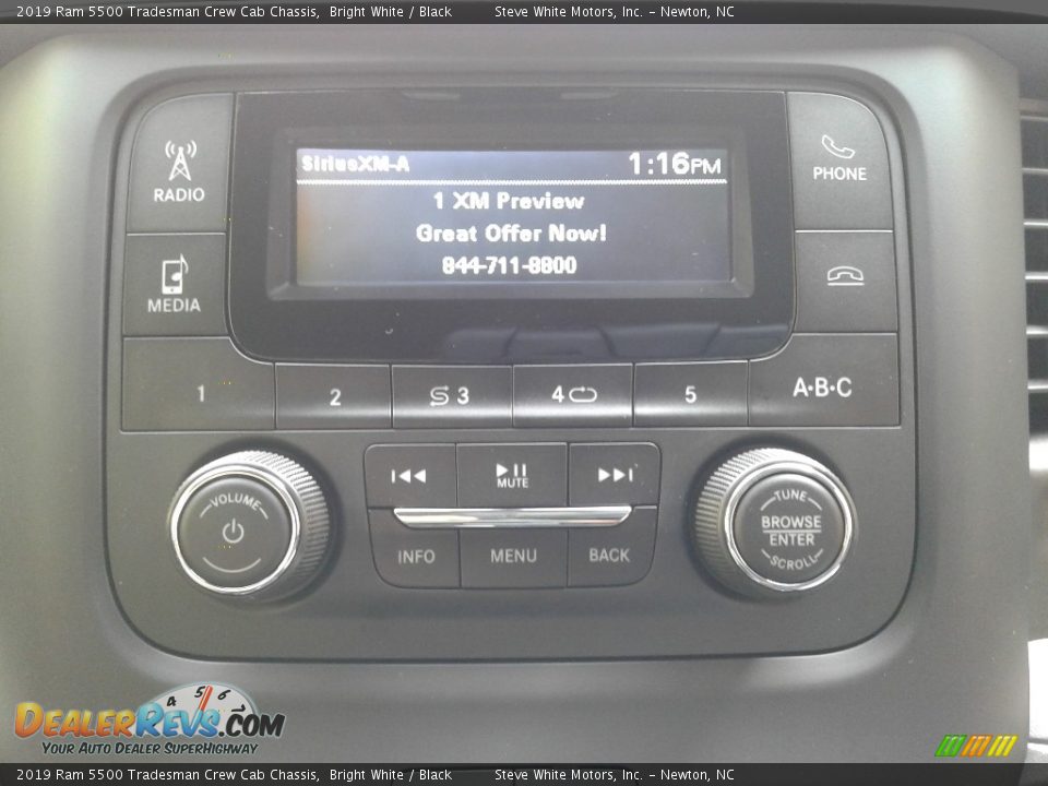 2019 Ram 5500 Tradesman Crew Cab Chassis Bright White / Black Photo #19