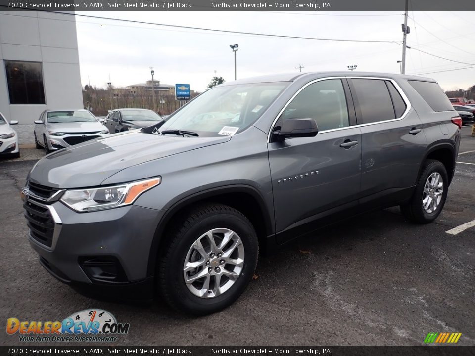 2020 Chevrolet Traverse LS AWD Satin Steel Metallic / Jet Black Photo #1