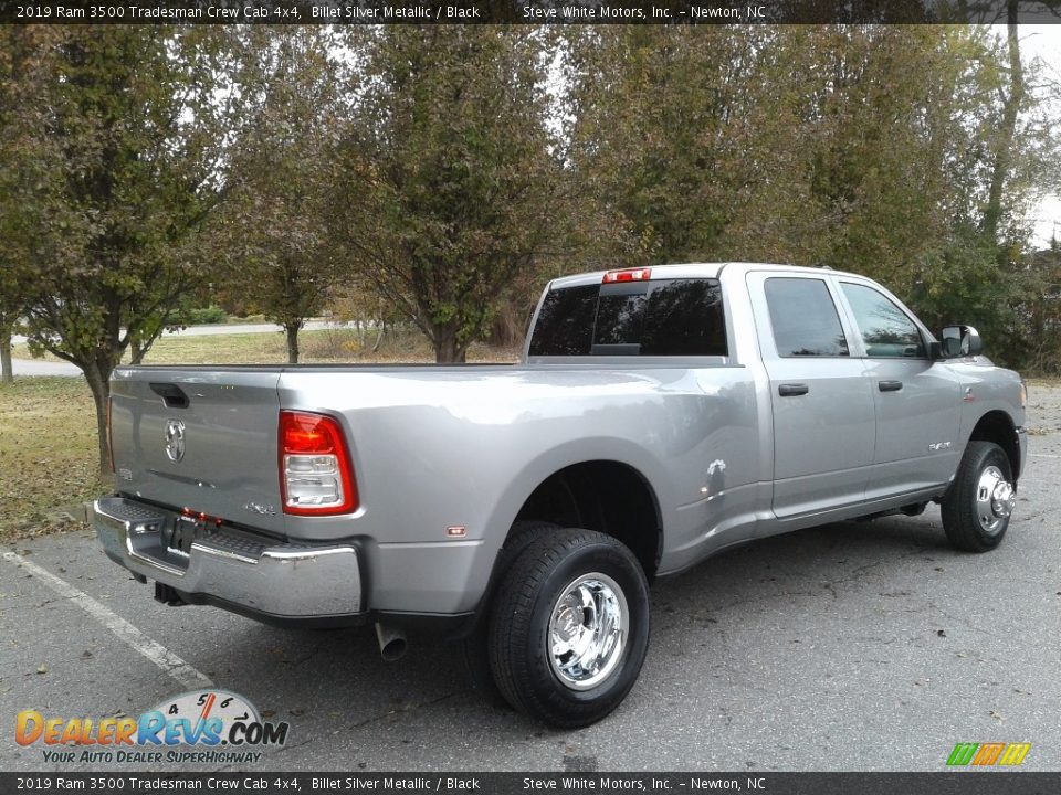 2019 Ram 3500 Tradesman Crew Cab 4x4 Billet Silver Metallic / Black Photo #6
