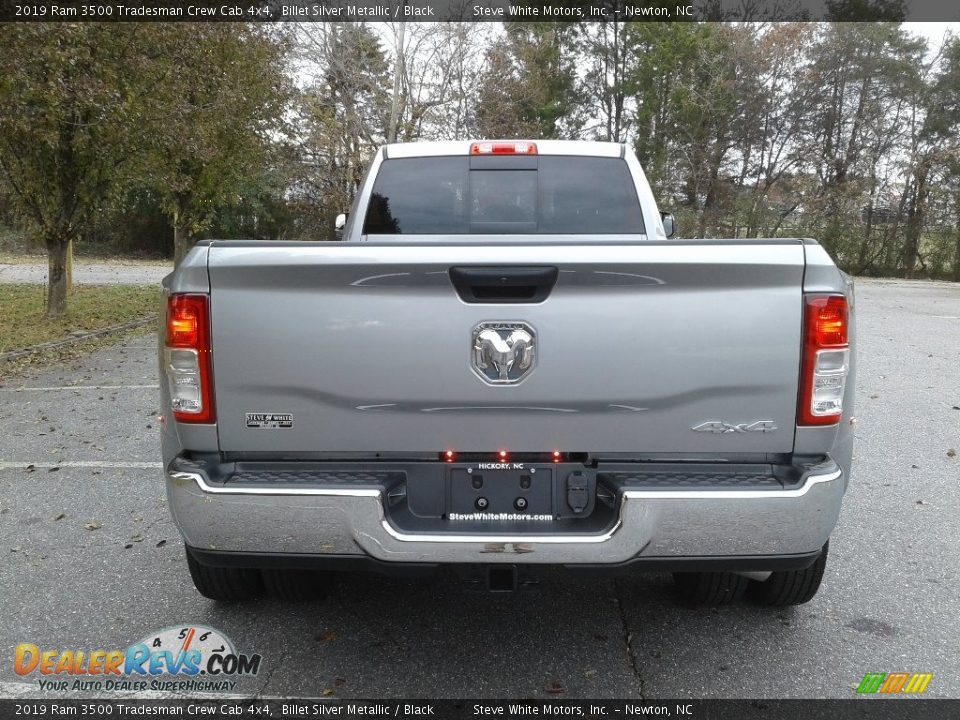 2019 Ram 3500 Tradesman Crew Cab 4x4 Billet Silver Metallic / Black Photo #7