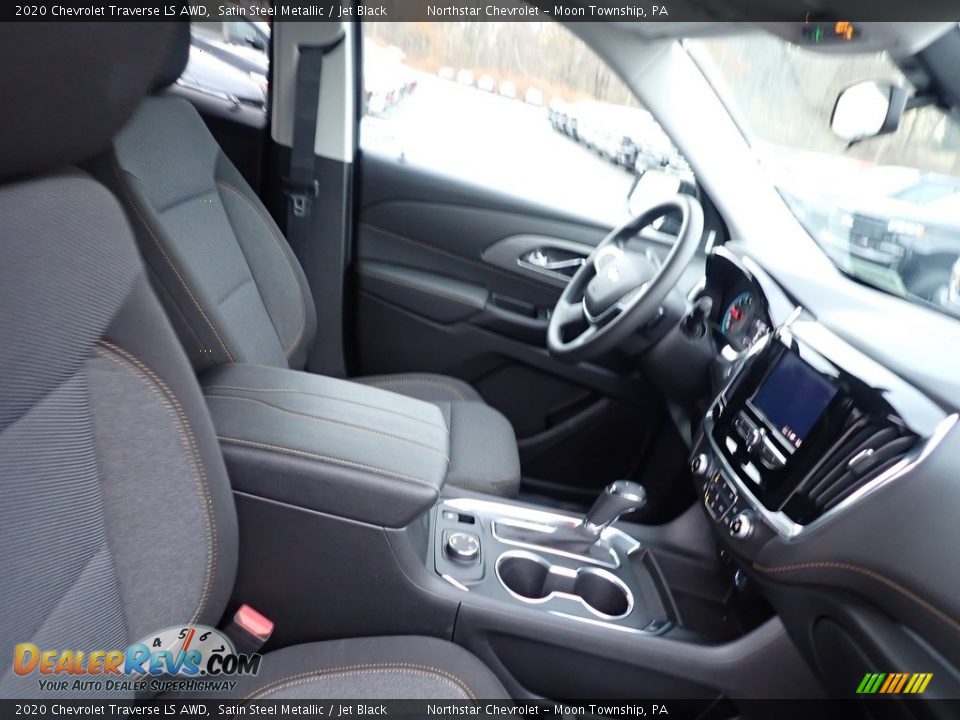 2020 Chevrolet Traverse LS AWD Satin Steel Metallic / Jet Black Photo #10