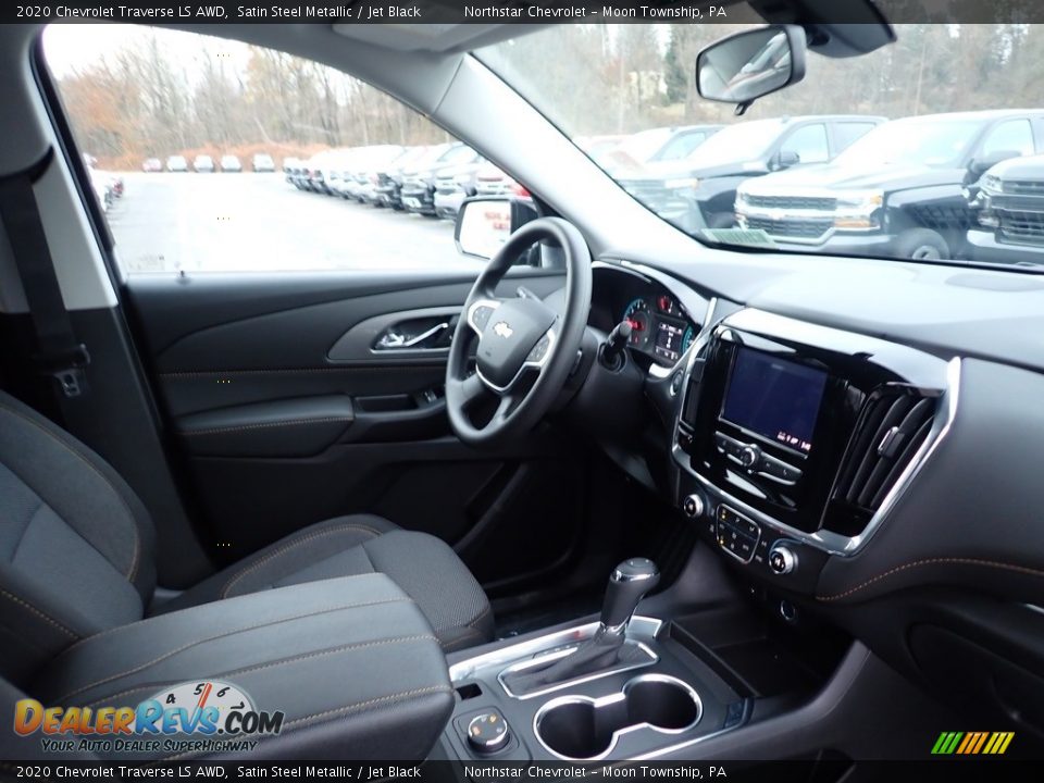 2020 Chevrolet Traverse LS AWD Satin Steel Metallic / Jet Black Photo #11