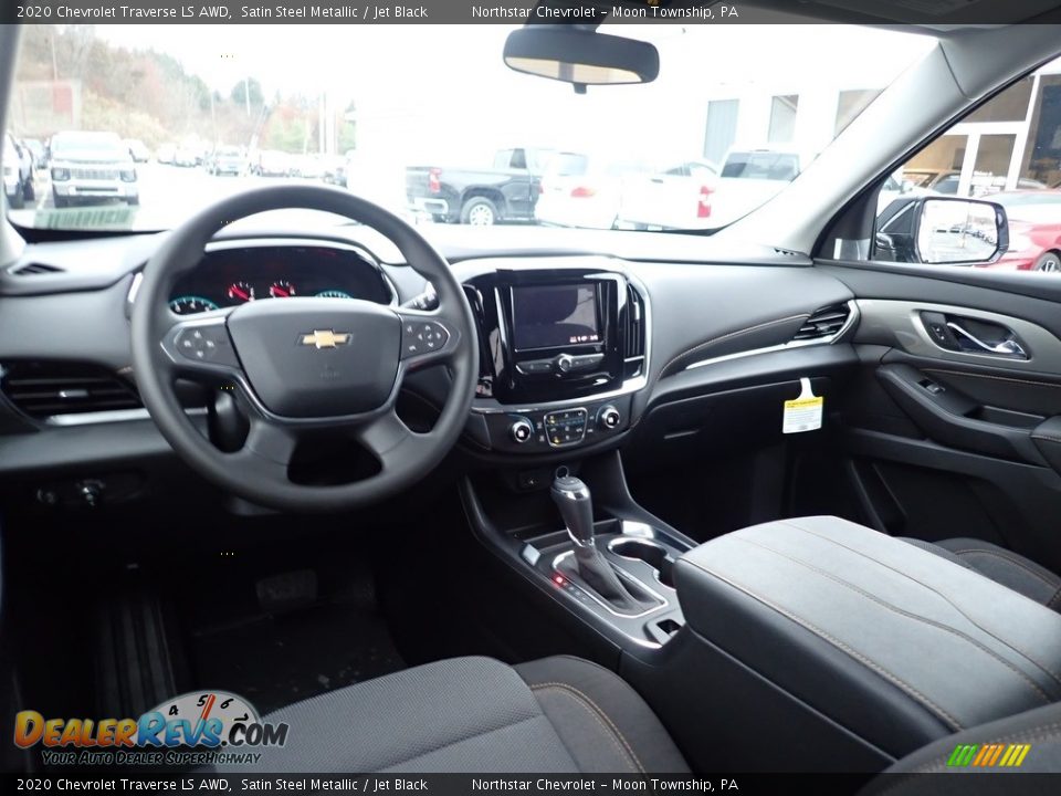 2020 Chevrolet Traverse LS AWD Satin Steel Metallic / Jet Black Photo #12