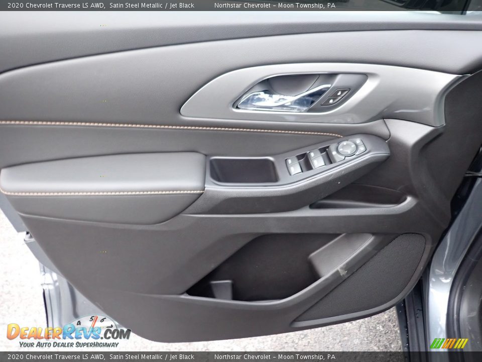 2020 Chevrolet Traverse LS AWD Satin Steel Metallic / Jet Black Photo #13