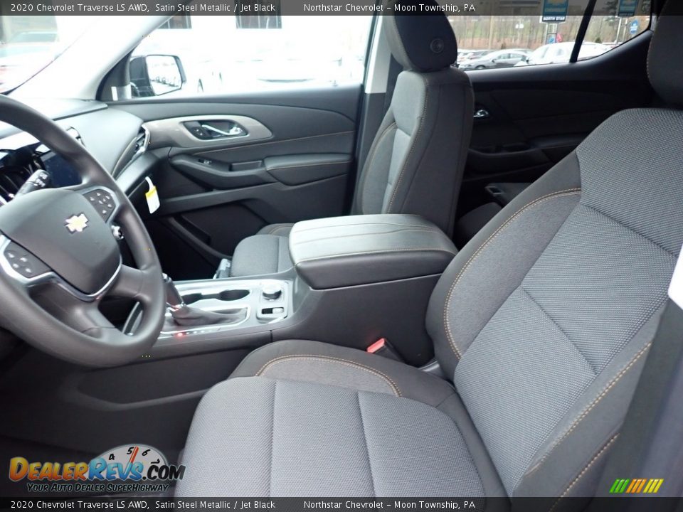 2020 Chevrolet Traverse LS AWD Satin Steel Metallic / Jet Black Photo #14