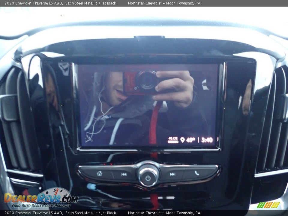 2020 Chevrolet Traverse LS AWD Satin Steel Metallic / Jet Black Photo #16