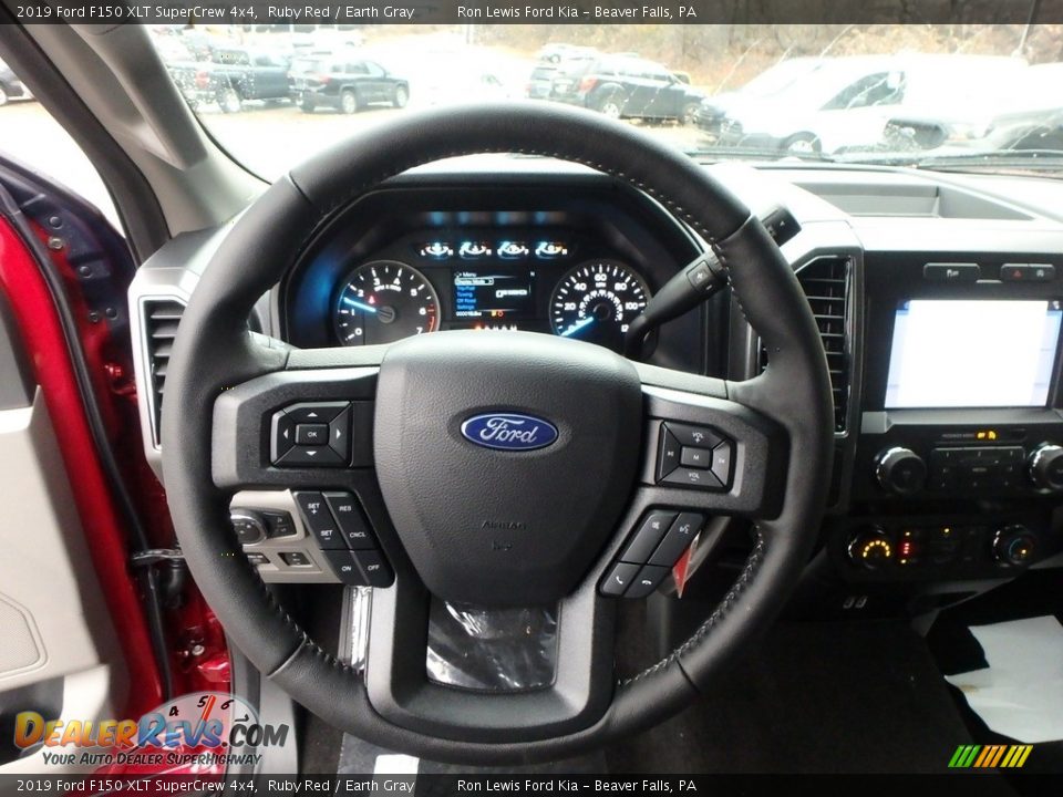 2019 Ford F150 XLT SuperCrew 4x4 Steering Wheel Photo #16