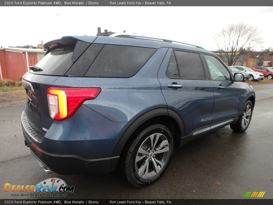 Blue Metallic 2020 Ford Explorer Platinum 4WD Photo #2