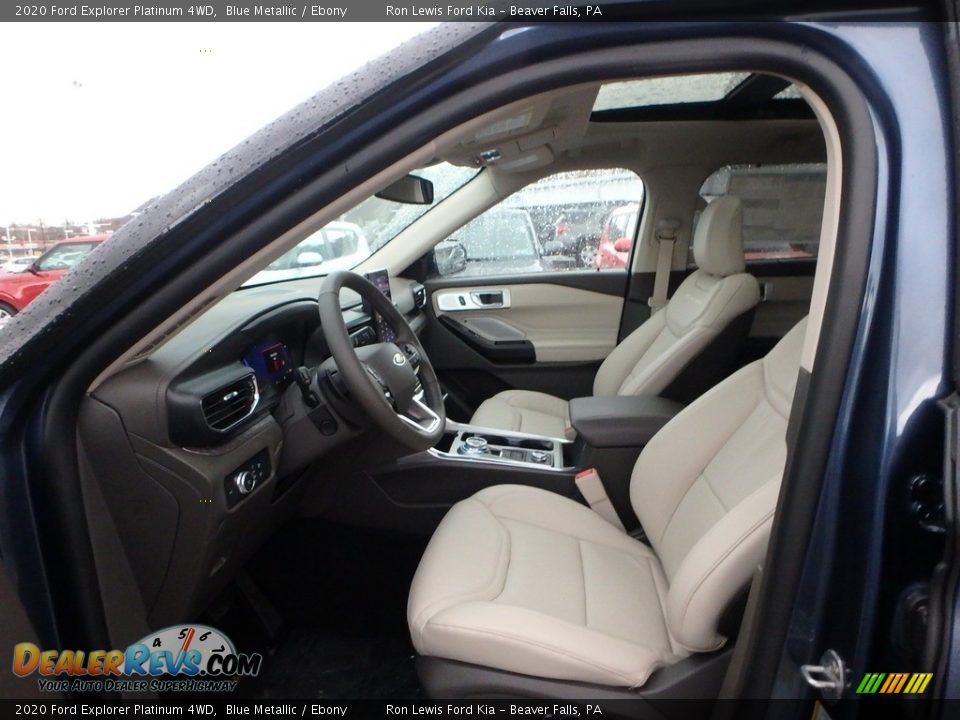 Ebony Interior - 2020 Ford Explorer Platinum 4WD Photo #12