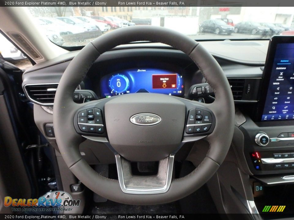 2020 Ford Explorer Platinum 4WD Steering Wheel Photo #16