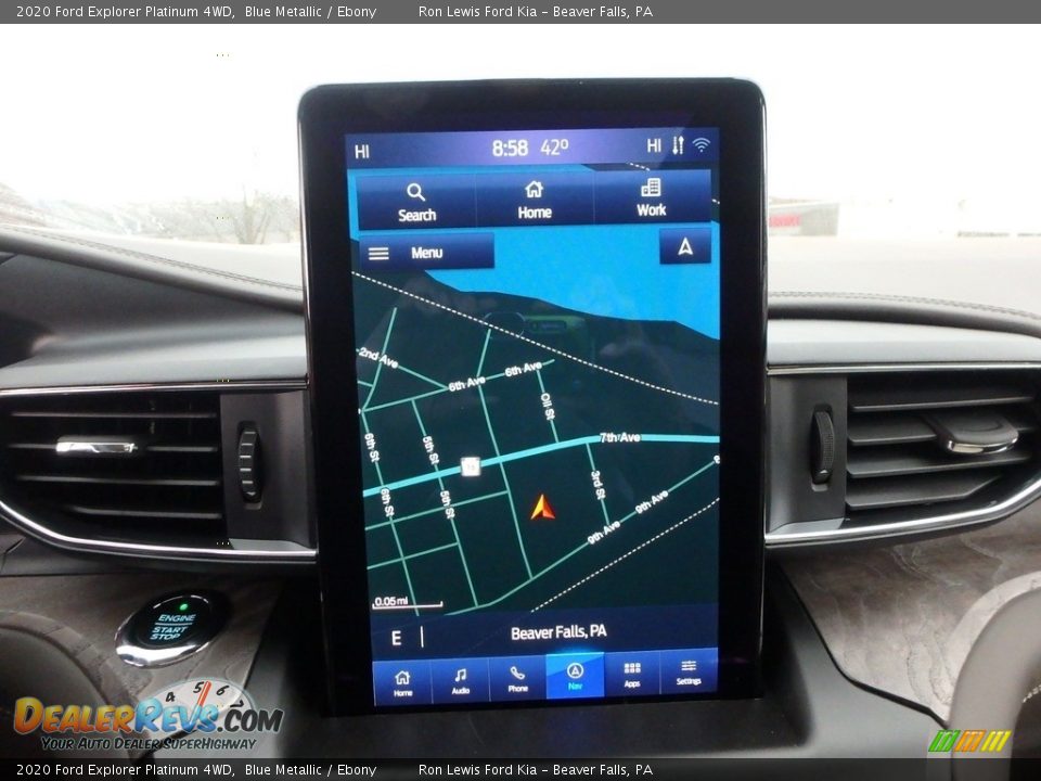 Navigation of 2020 Ford Explorer Platinum 4WD Photo #18