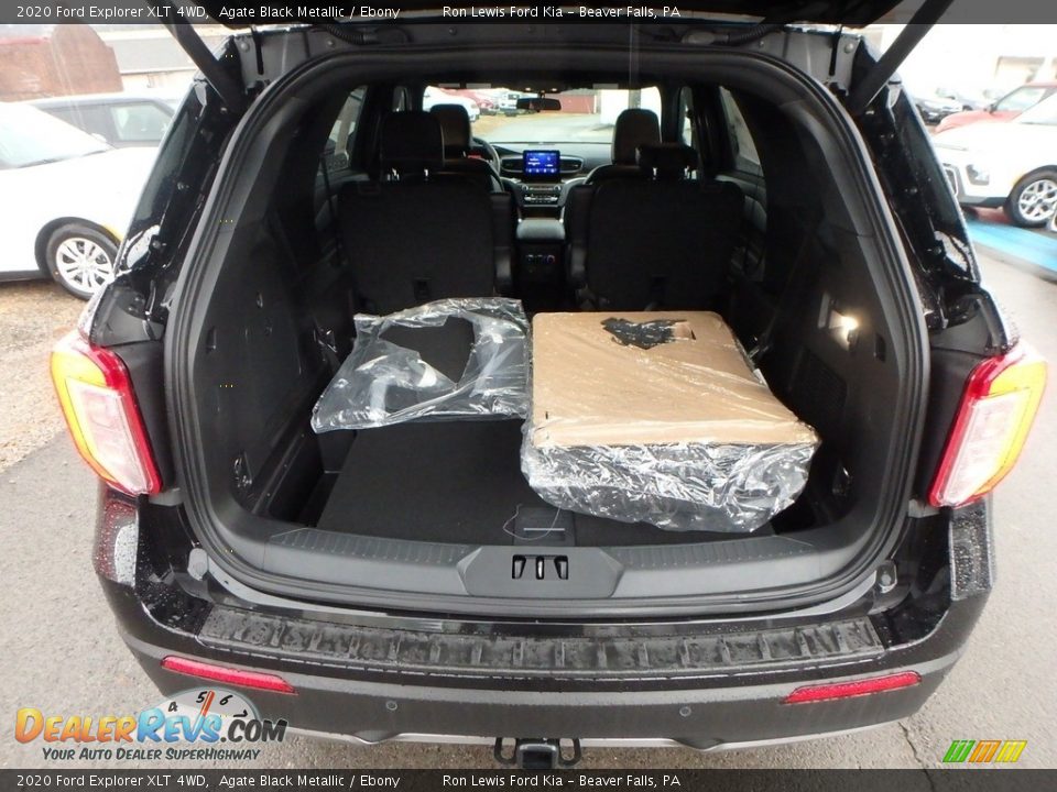 2020 Ford Explorer XLT 4WD Agate Black Metallic / Ebony Photo #4