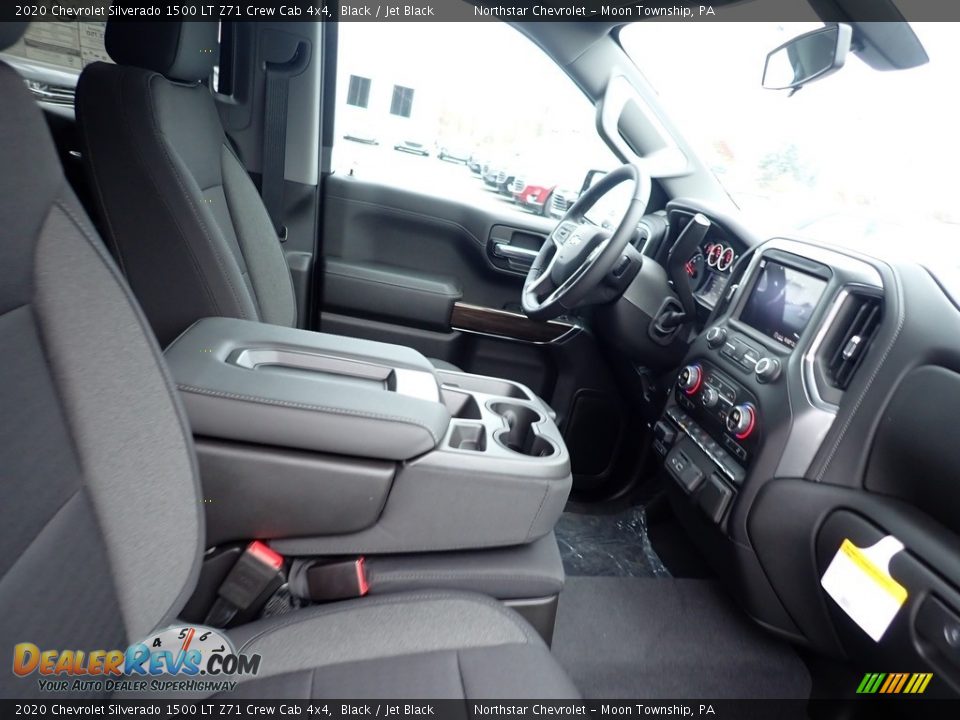 2020 Chevrolet Silverado 1500 LT Z71 Crew Cab 4x4 Black / Jet Black Photo #10