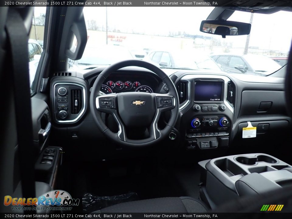 2020 Chevrolet Silverado 1500 LT Z71 Crew Cab 4x4 Black / Jet Black Photo #13