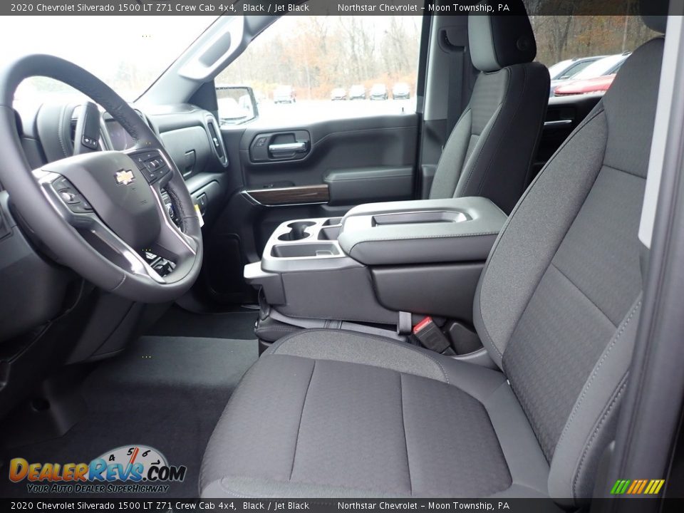 2020 Chevrolet Silverado 1500 LT Z71 Crew Cab 4x4 Black / Jet Black Photo #14