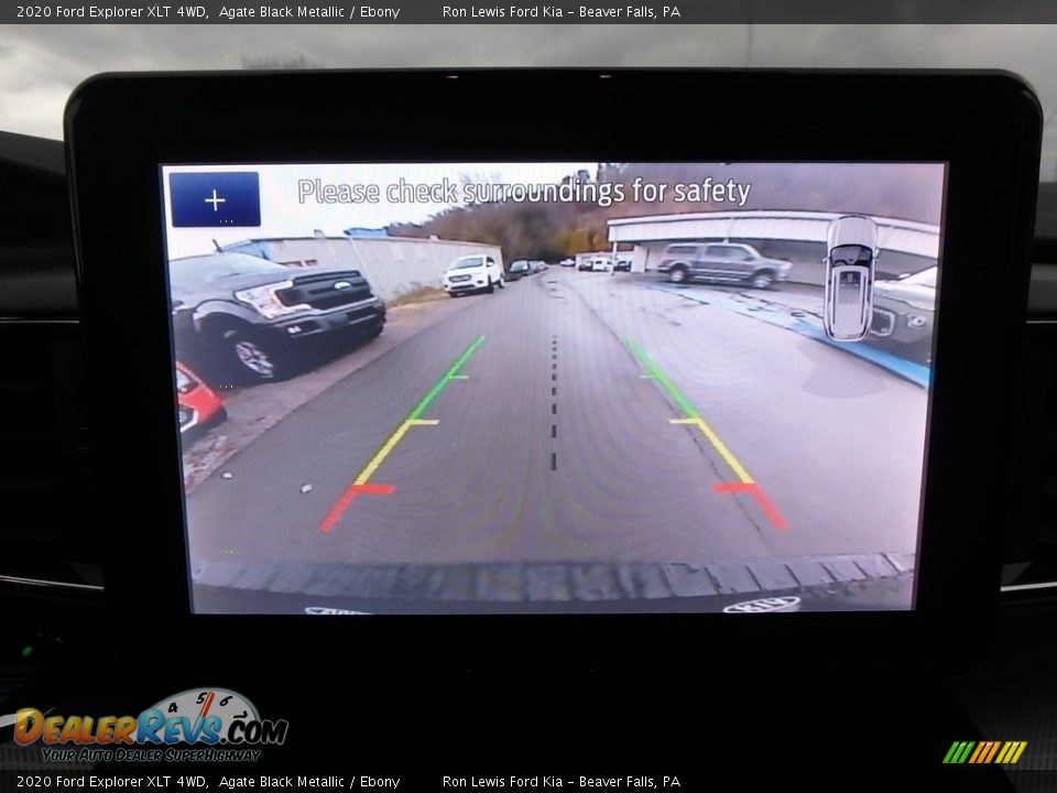 2020 Ford Explorer XLT 4WD Agate Black Metallic / Ebony Photo #20