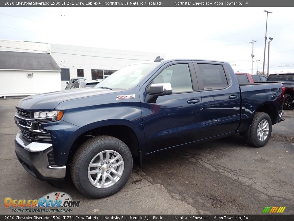 2020 Chevrolet Silverado 1500 LT Z71 Crew Cab 4x4 Northsky Blue Metallic / Jet Black Photo #1