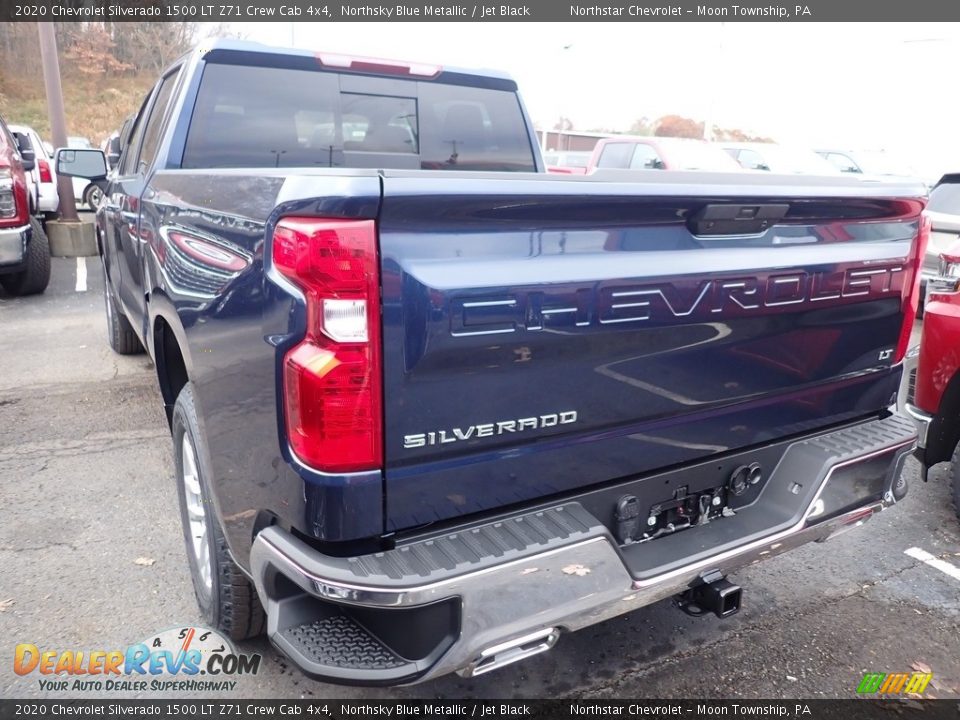 2020 Chevrolet Silverado 1500 LT Z71 Crew Cab 4x4 Northsky Blue Metallic / Jet Black Photo #3