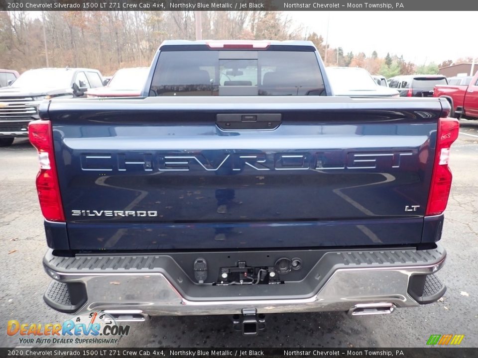 2020 Chevrolet Silverado 1500 LT Z71 Crew Cab 4x4 Northsky Blue Metallic / Jet Black Photo #4