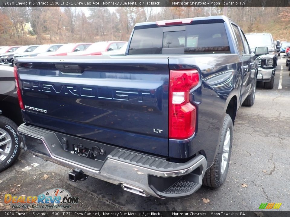 2020 Chevrolet Silverado 1500 LT Z71 Crew Cab 4x4 Northsky Blue Metallic / Jet Black Photo #5