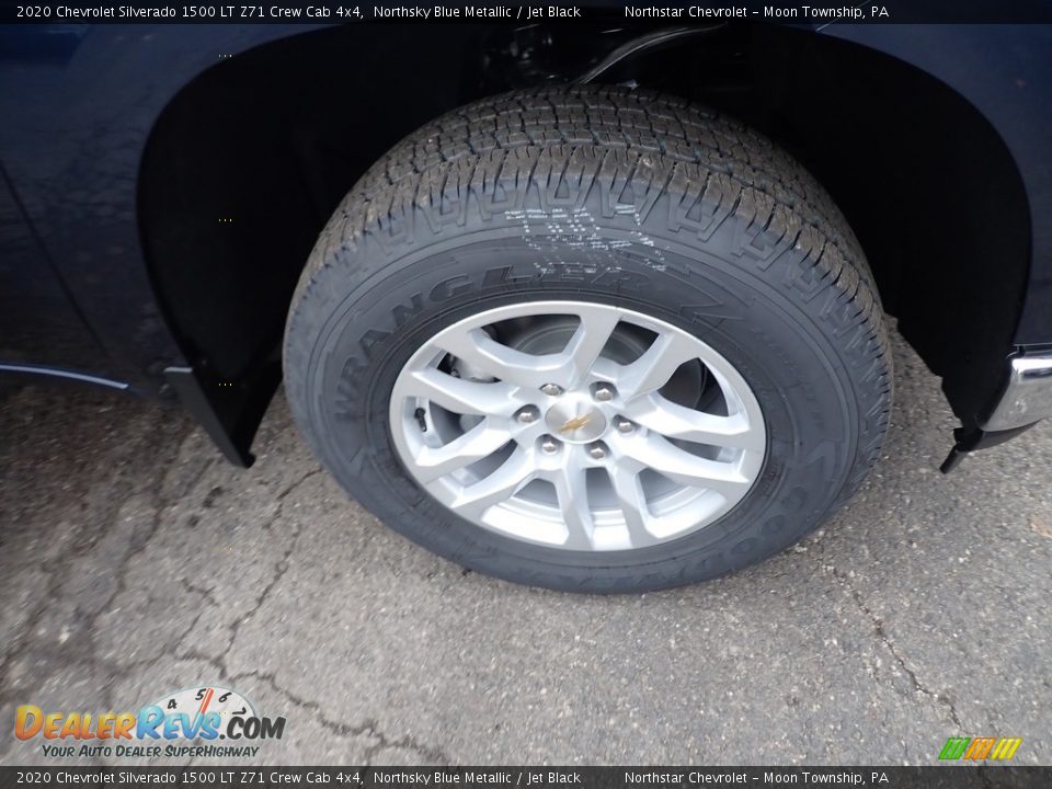 2020 Chevrolet Silverado 1500 LT Z71 Crew Cab 4x4 Northsky Blue Metallic / Jet Black Photo #8