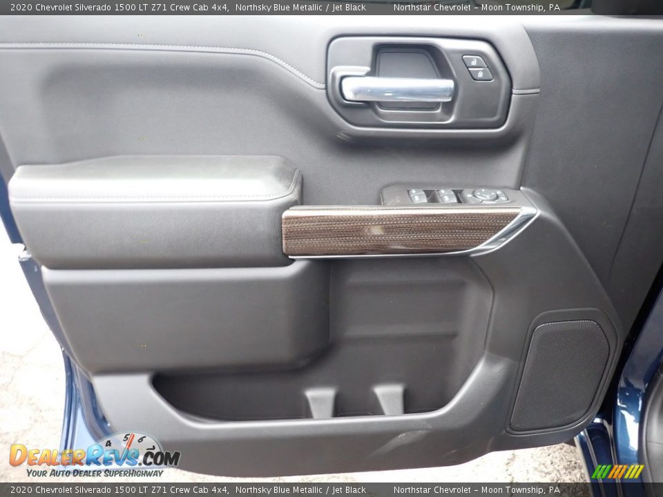 2020 Chevrolet Silverado 1500 LT Z71 Crew Cab 4x4 Northsky Blue Metallic / Jet Black Photo #14